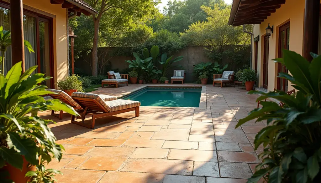 Concreto Estampado: 11 designs que transformam seu quintal [Guia 2026]