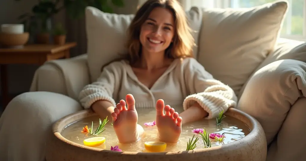 Ideias criativas escalda pes caseiro para relaxar: cansaço vira paz em 20 min