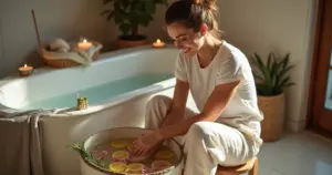 Ideias criativas escalda pes caseiro para relaxar em 20 minutos