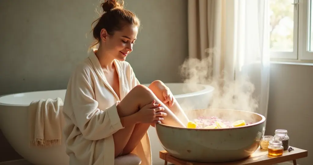 Ideias de receitas escalda pes caseiro para spa em casa em 5 minutos