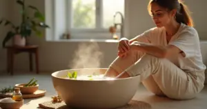 Melhores receitas caseiras para relaxar os pés: spa em 20 min com água morna