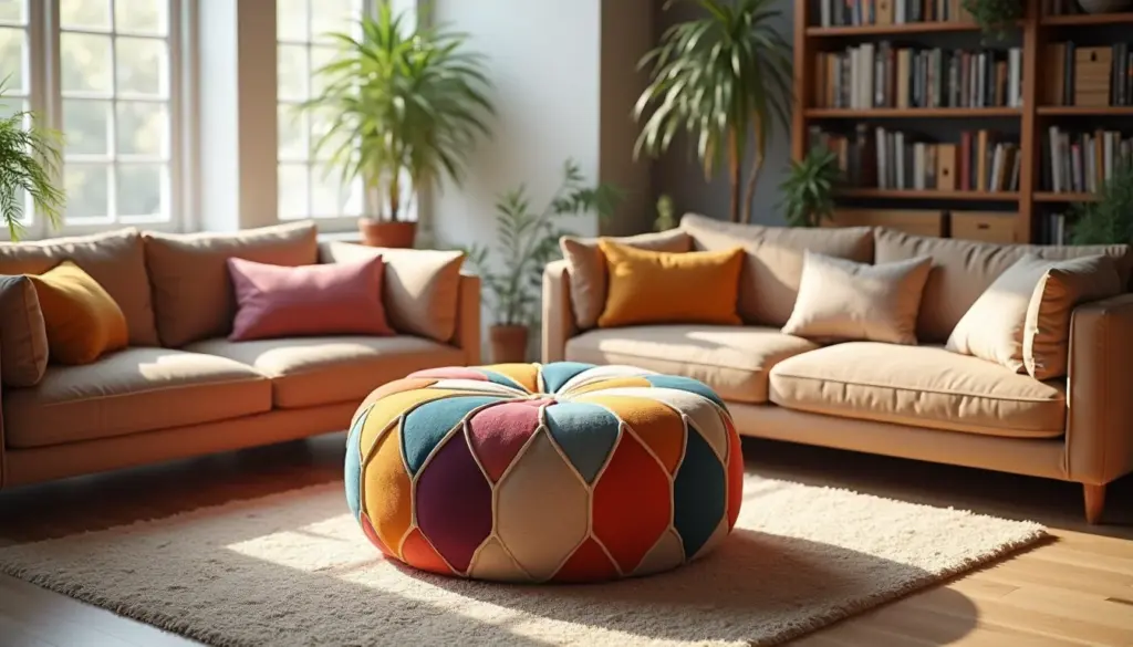 Puff de Patchwork: Crie o Seu Estilo Único em Casa!