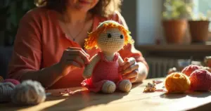 Boneca amigurumi: como um novelo de fio vira personagem com alma