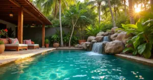 12 Ideias de Cascata para Piscina: Água Cristalina com Menos Trabalho