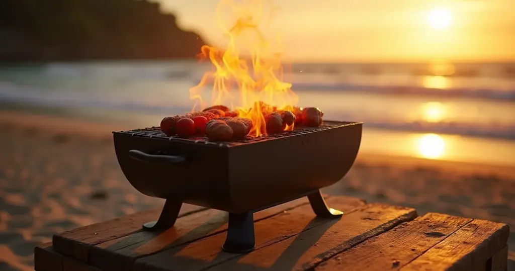 Churrasqueira a carvão portátil: como ter sabor de churrascaria em qualquer lugar