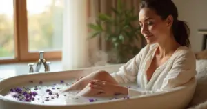 Como fazer escalda pés com lavanda e camomila e resetar sua noite