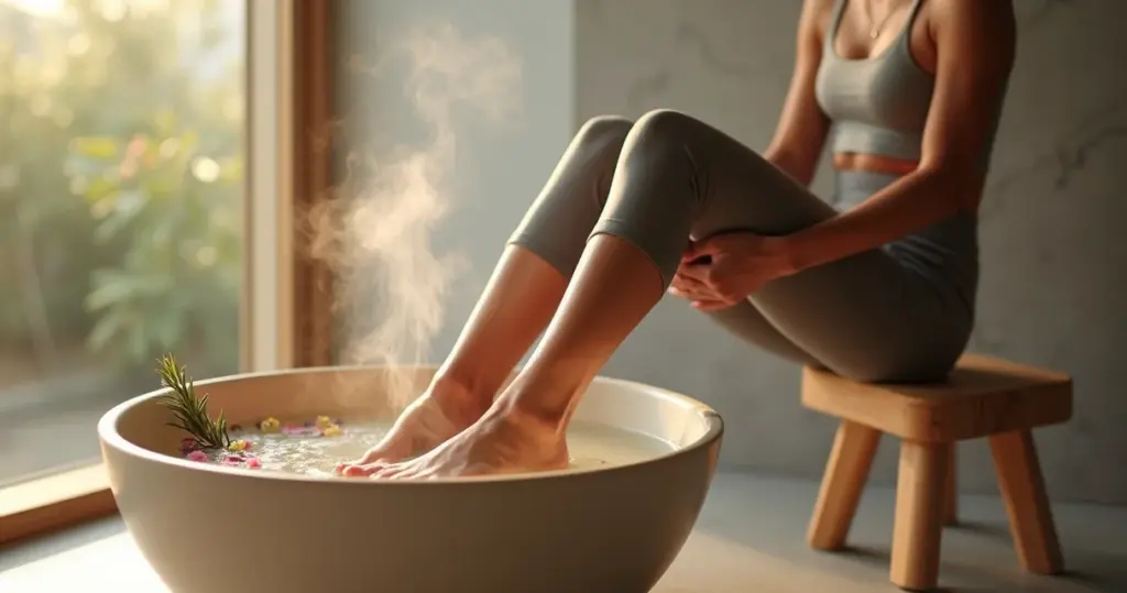 Como fazer escalda pés para aliviar dores nos pés de atletas: ritual que recupera em 20 min Como fazer escalda pés para aliviar dores nos pés de atletas: ritual que recupera em 20 min