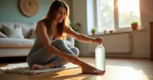 Como fazer massagem na sola do pé com garrafa congelada e aliviar a dor em minutos