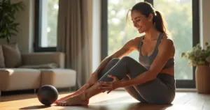 Como massagear fascite plantar com bolinha e aliviar a dor em 2 minutos