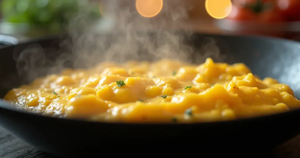 Como se faz ovos mexidos cremosos em 10 minutos (técnica de chef)