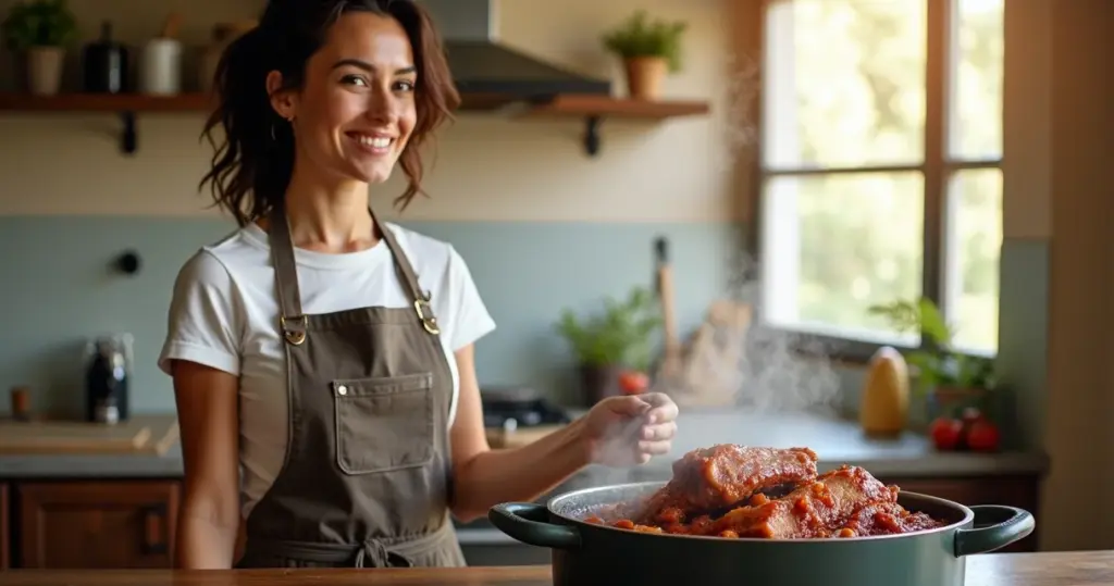 Costela com linguiça calabresa na panela de pressão: prato gourmet em 1h sem água