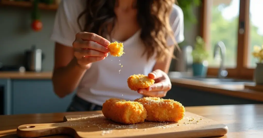 Coxinha a milanesa: o frango crocante que vai virar seu petisco favorito