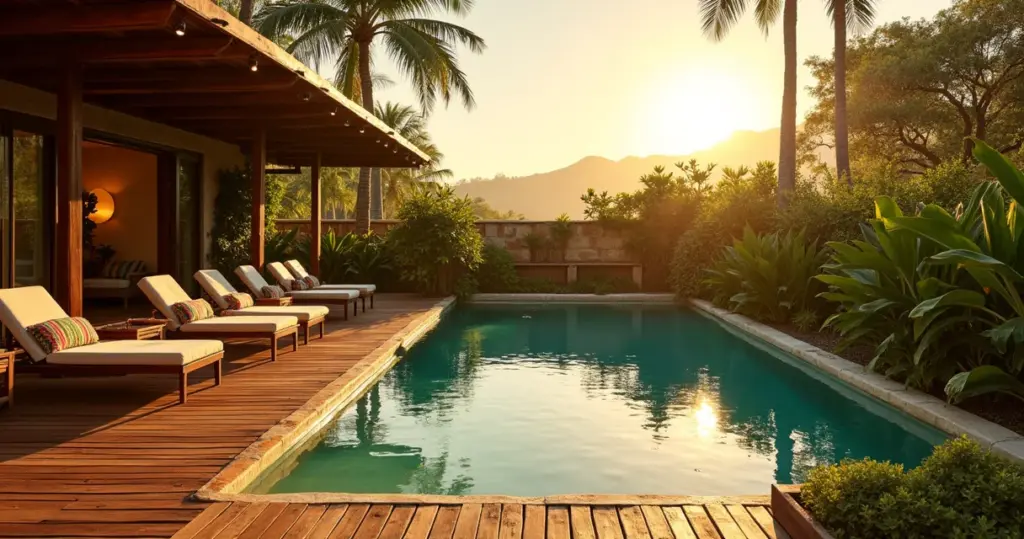 21 Ideias de Deck Piscina que Transformam Seu Quintal em Cenário de Filme