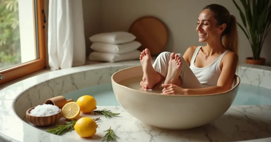 Escalda pés caseiro barato: ingredientes que viram spa em 5 minutos