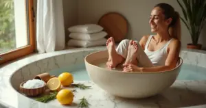 Escalda pés caseiro barato: ingredientes que viram spa em 5 minutos