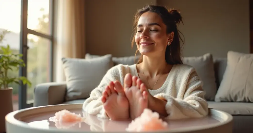 Escalda Pés com Sal Grosso ou Sal de Epsom: Alívio Rápido Para Seu Cansaço Escalda Pés com Sal Grosso ou Sal de Epsom: Alívio Rápido Para Seu Cansaço