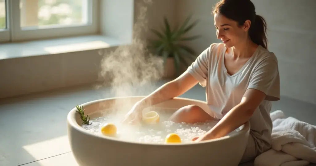 Escalda Pés para Aliviar Dor no Calcanhar: Alívio Imediato em Casa