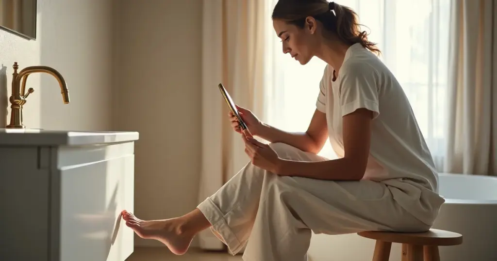 Inspeção visual pés diabéticos com espelho: seu ritual de 2 minutos que previne amputações Inspeção visual pés diabéticos com espelho: seu ritual de 2 minutos que previne amputações