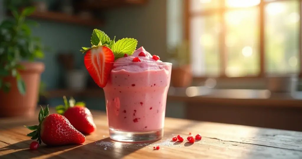 Mousse de Tang Morango: Sobremesa Gourmet em 3 Minutos com 3 Ingredientes