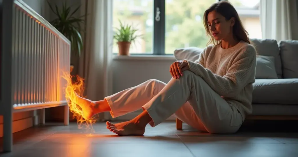 Neuropatia diabética e sensibilidade térmica nos pés: como evitar queimaduras sem sentir