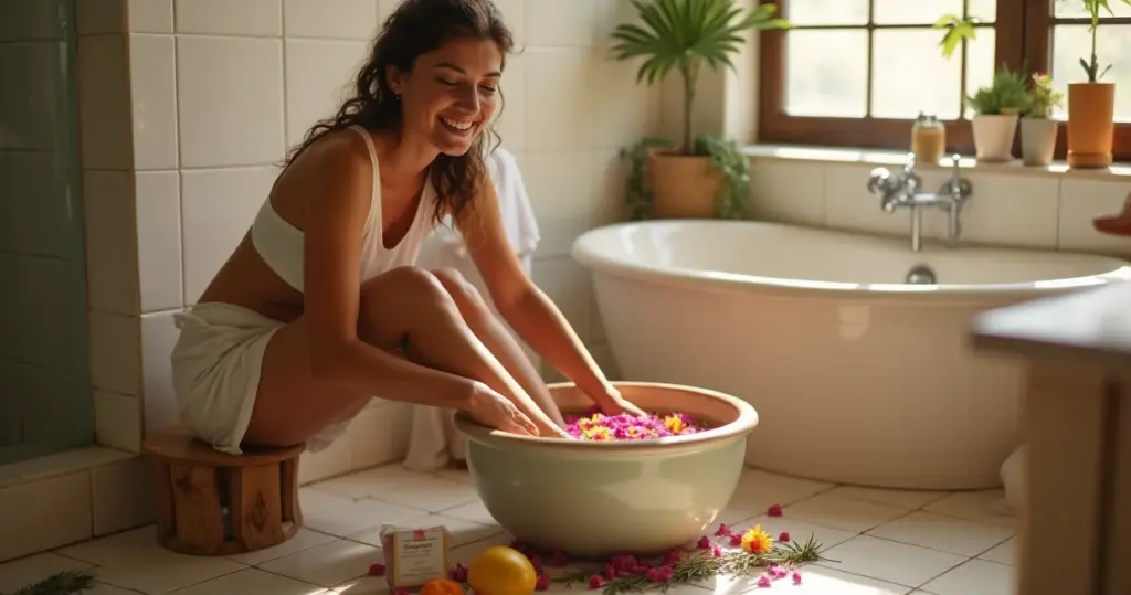 Quanto custa fazer escalda pés caseiro? Menos de R$ 5 e você relaxa em casa