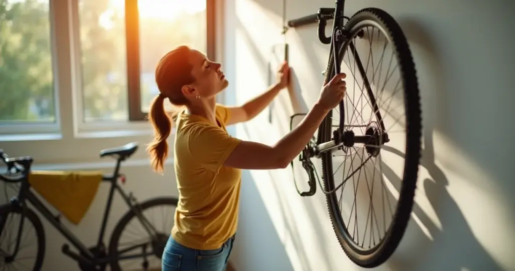 Como um suporte bicicleta parede libera metros quadrados preciosos