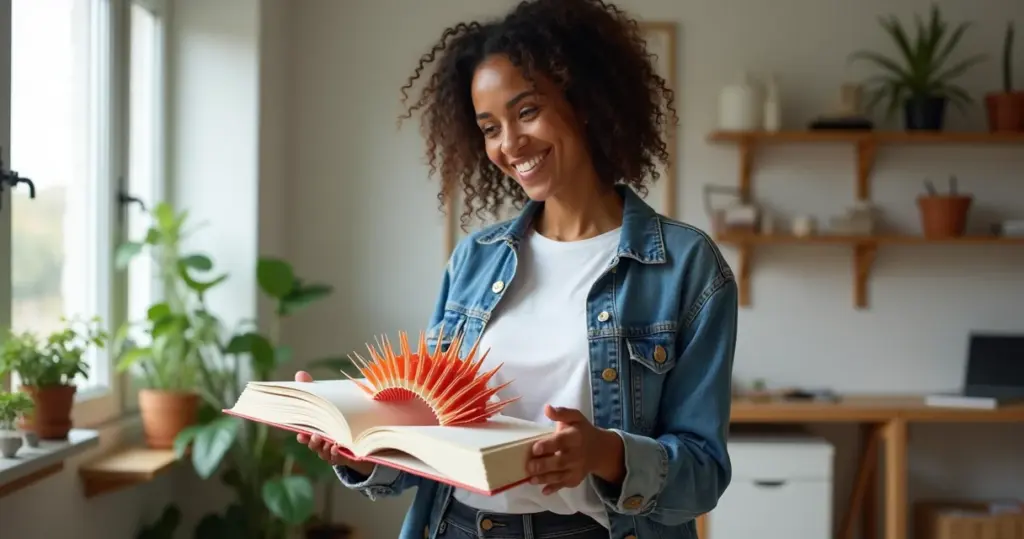 Um livro sanfonado: transforme suas ideias em experiência 3D Um livro sanfonado: transforme suas ideias em experiência 3D