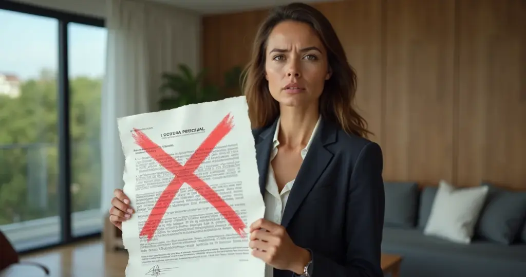 Uma escritura particular de imóvel: o erro que pode anular sua compra