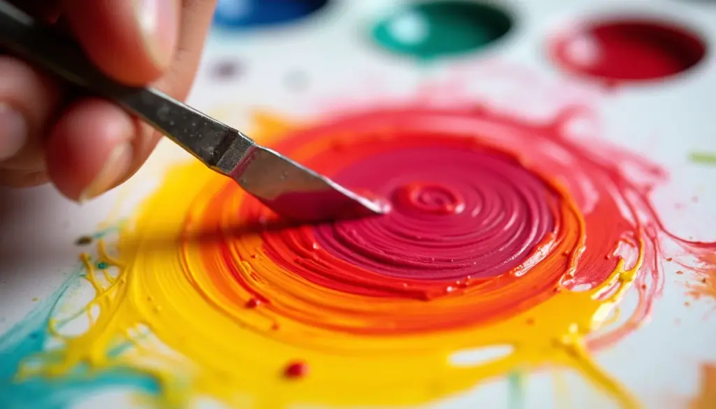 Como se faz a cor vermelha: magenta + amarelo na proporção certa