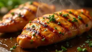 Como se faz frango grelhado suculento em 15 minutos (método fácil)