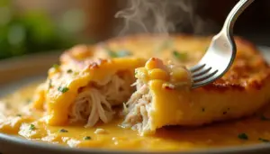 Como se faz panqueca de frango cremosa em 30 minutos