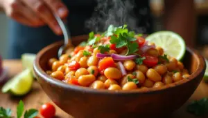 Como se faz salada de feijão fradinho em 30 min (al dente)