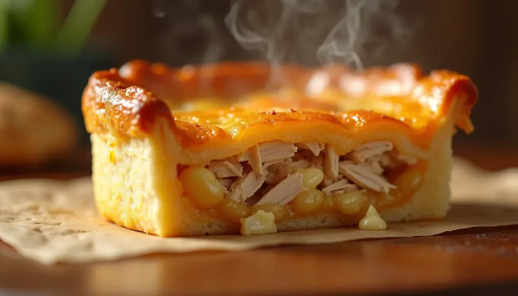 Como se faz uma torta de frango cremosa em 30 minutos